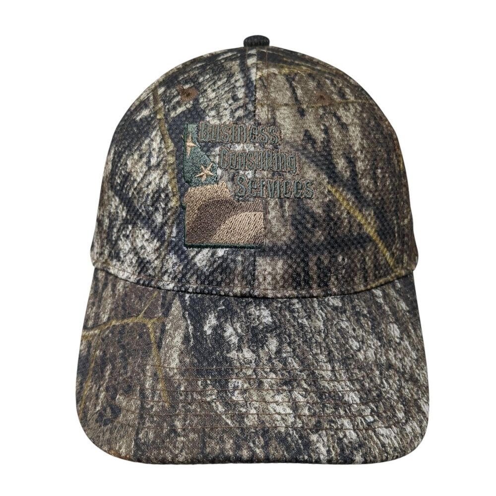 Idaho Business Consulting Services Strapback Hat Camo One Size Kati